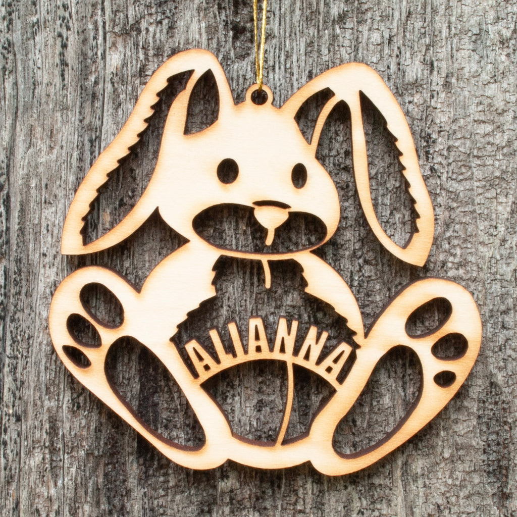 Bunny Teddy Bear Ornament