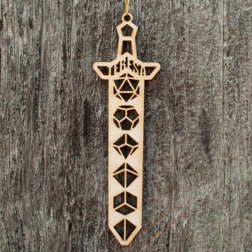 Dungeons and Dragons Sword Ornament
