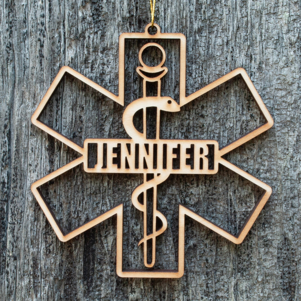 Rod Of Asclepius Ornament