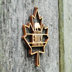 Canada Bear Ornament