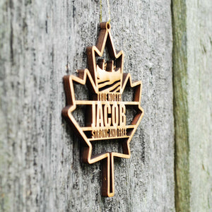 Canada Canoe Ornament