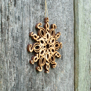 Delta Variant Snowflake Ornament