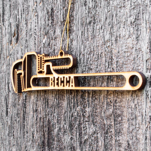 Pipe Wrench Ornament