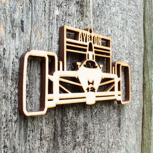 Formula One Racecar Ornament