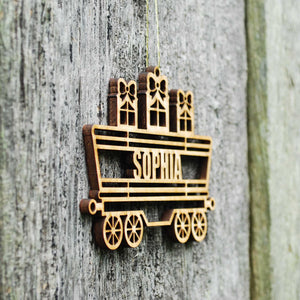 Holiday Train Coal Car Ornament